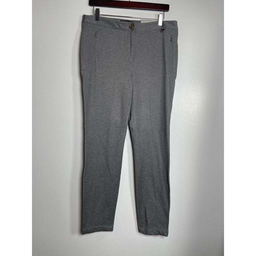 TALBOTS Skinny Ankle Pants Size 10 Grey NEW Stretch Trousers Workwear Career‎